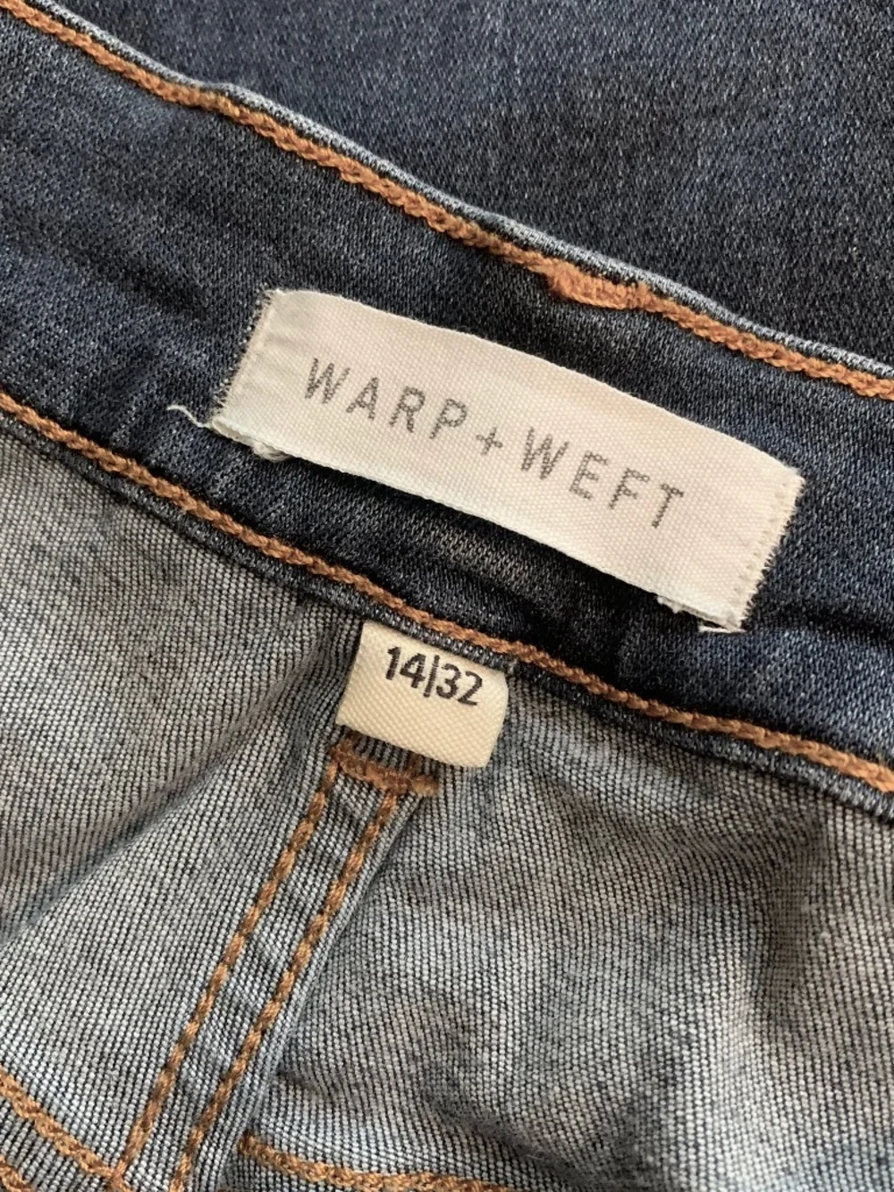 Warp + Weft Aspen Pitkin Straight Leg Jeans ASE Stretch Women's 14 32